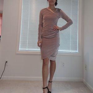 Wilfred Asymmetrical Velvet Dress